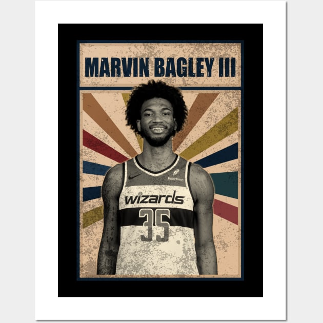 Washington Wizards Marvin Bagley III Wall Art by RobinaultCoils